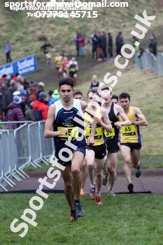 Inter District senior men and juniors, 2018 Simplyhealth Great Edinburgh International XCountry. Photo: David T. Hewitson/Sports for All Pics